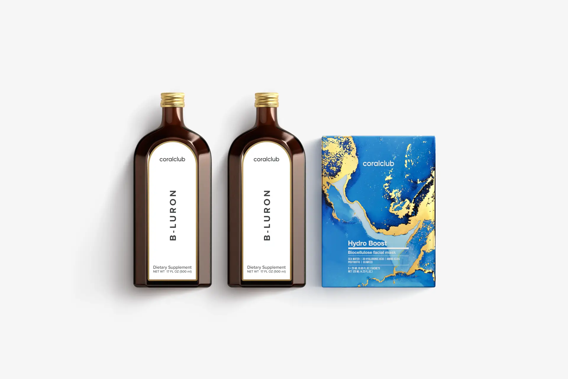 B-Luron + Hydro Boost Biocellulose Facial Mask (5 bucăți)