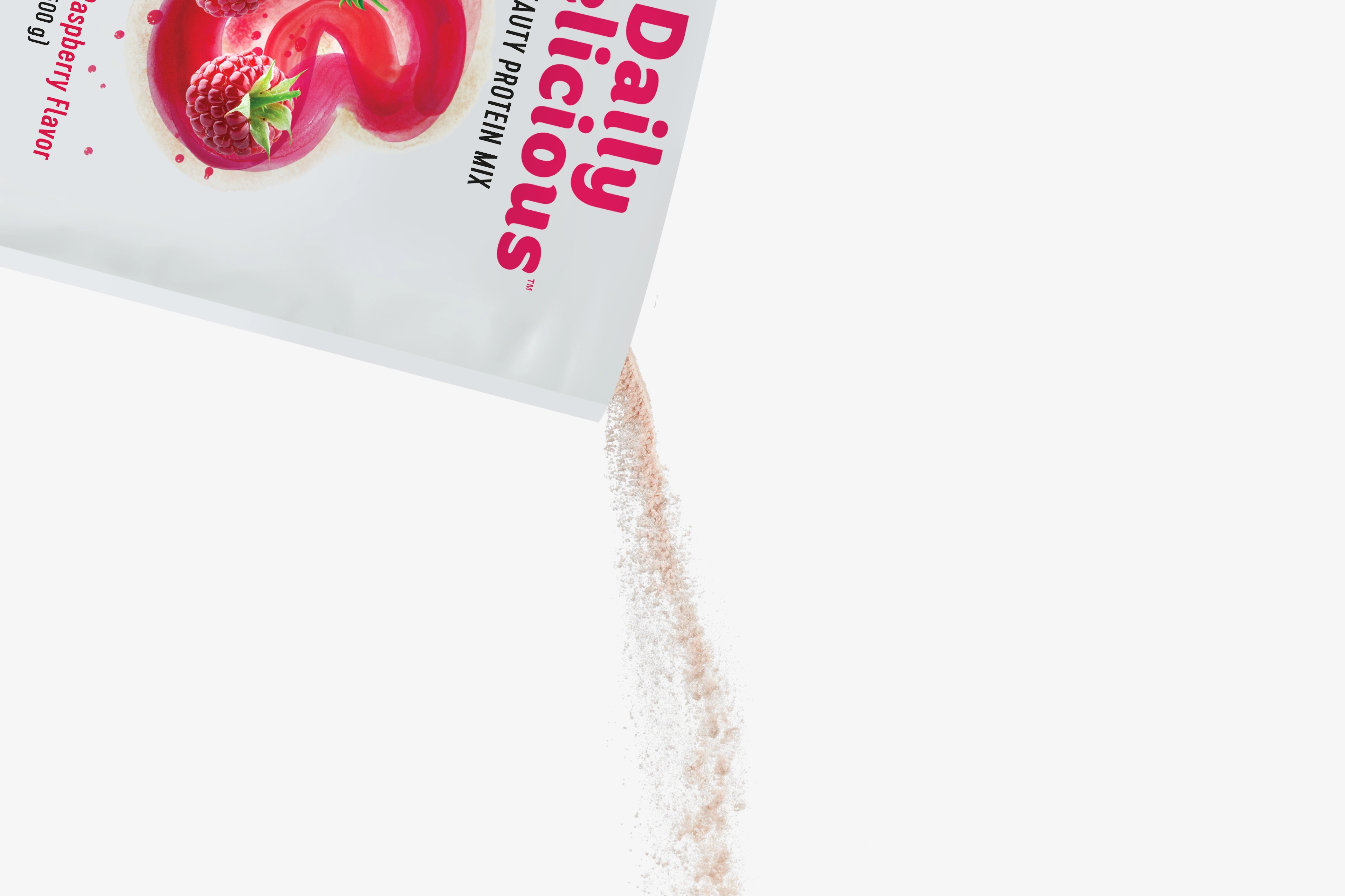  Daily Delicious Beauty Shake cu aromă de zmeură