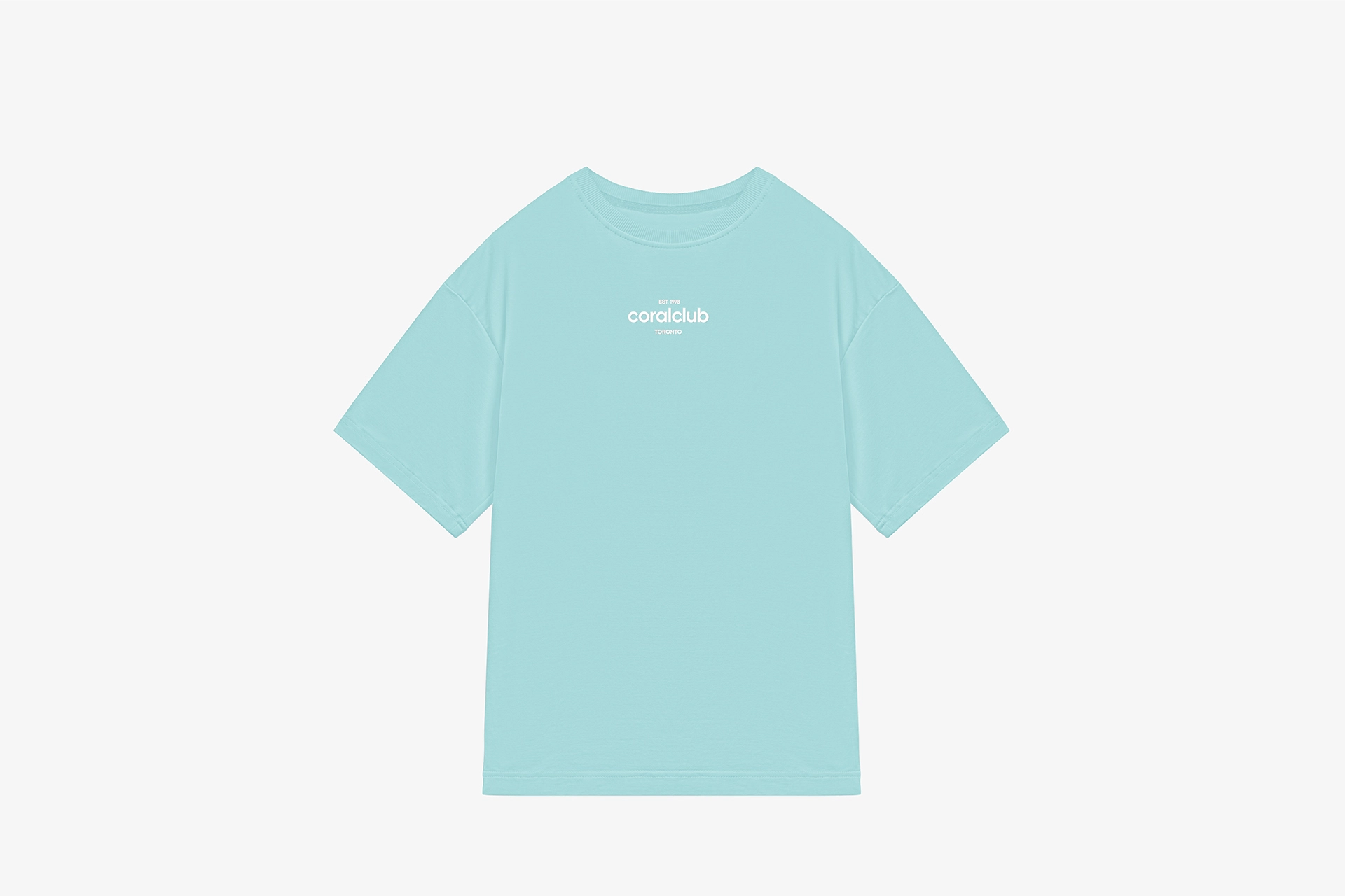 Tricou oversize, mentă