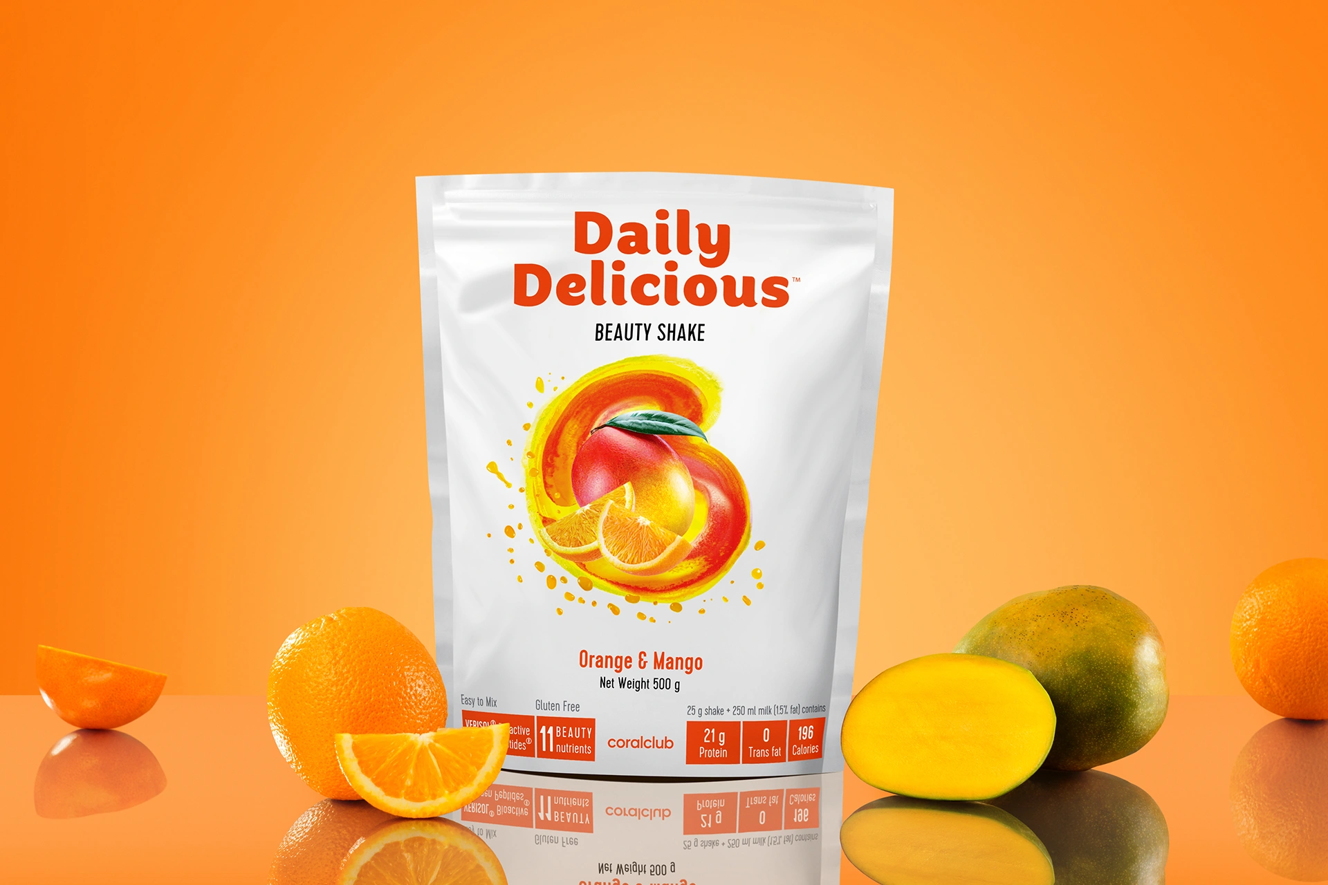 Daily Delicious Beauty Shake Orange & Mango